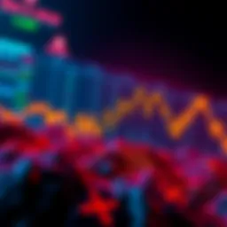 Bitcoin price fluctuations A graphic showing Bitcoin's price chart with sharp rises and falls, illustrating the volatility of the cryptocurrency market