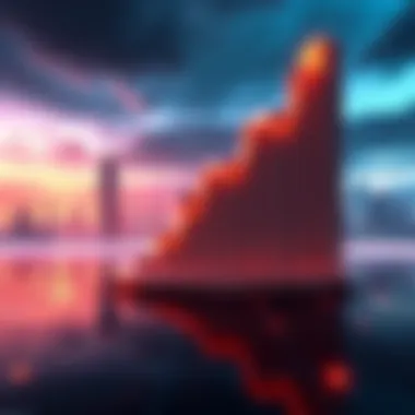 Bitcoin price prediction A graph showing Bitcoin's price rising towards $350,000 by 2028 with a futuristic city skyline in the background