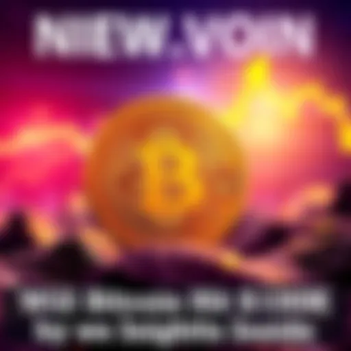 Illustration showing a Bitcoin coin with an upward trending graph background, symbolizing predictions for Bitcoin reaching $100K by 2026.