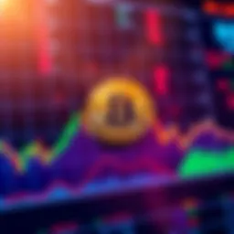A chart showing Bitcoin's price trending downward with an RSI indicator showing signs of recovery.