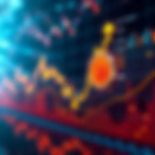 Graph showing a sharp increase in Bitcoin price with rising trading volume and bullish indicators.