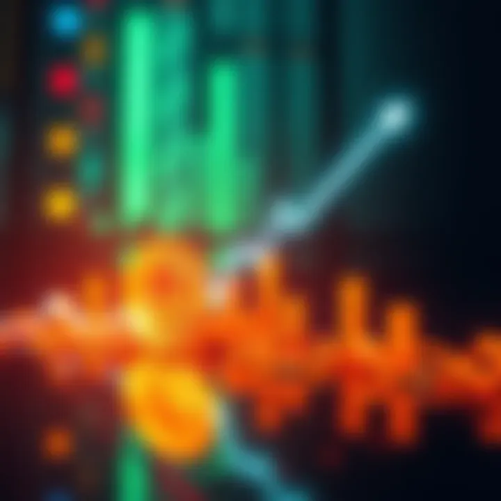 Graph showing Bitcoin price reaching $74K with a split trend line indicating trader uncertainty