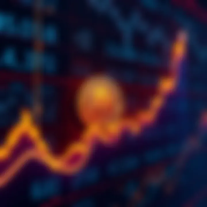 Bitcoin Price Surge Graph showing Bitcoin price rising above $80,000 with a dramatic upward trend and a background of financial news headlines.