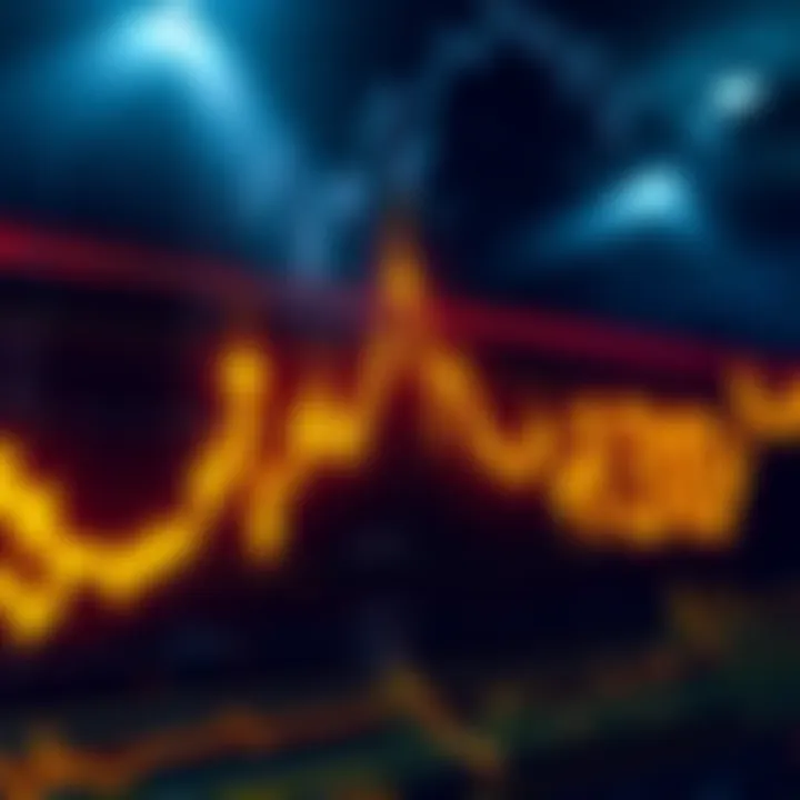 Chart showing Bitcoin price skyrocketing past $118,000 with liquidations of short positions in the background