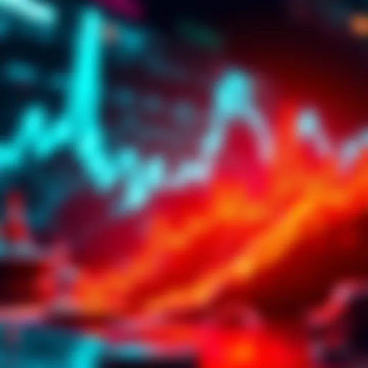 Bitcoin graphic showing a rising trend as it hits a new high