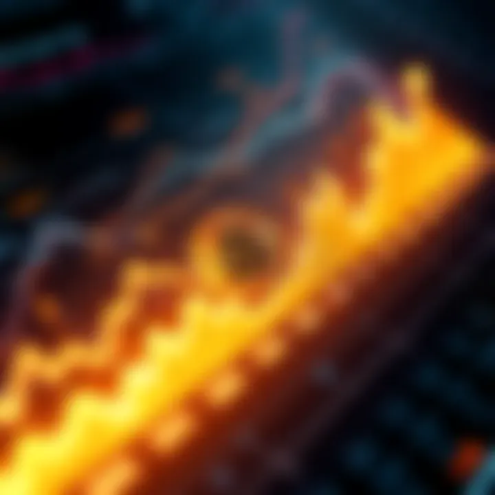 Graph showing Bitcoin returns over five years with significant growth and percentages