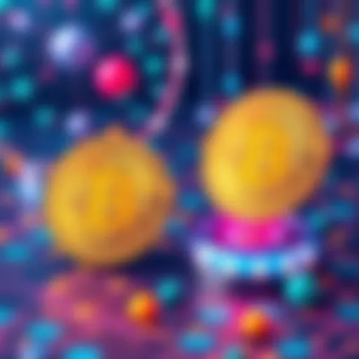 An illustration showing Bitcoin symbols alongside a depiction of quantum computing elements, highlighting the potential risks to cryptocurrency.