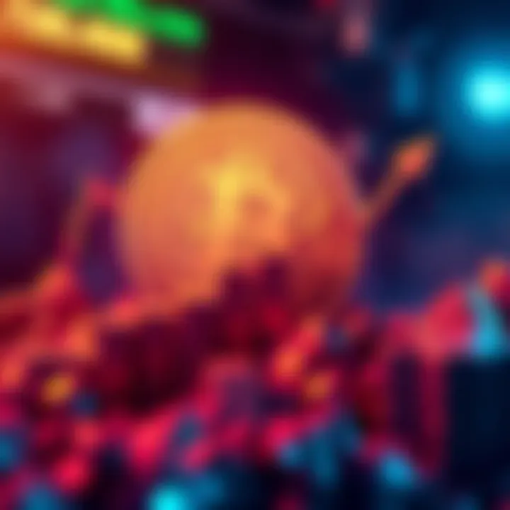 A visual representation of Bitcoin symbol with a rising graph indicating an increase towards $1 million by 2030