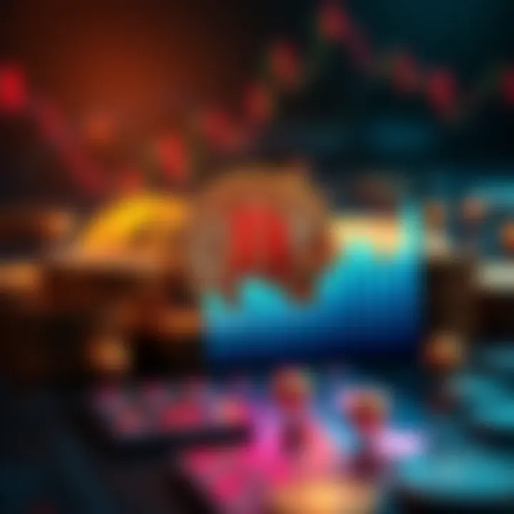 Bitcoin's Resilience A visual representation of Bitcoin coins with a graph showing a rising trend, symbolizing the growth of investments over time.