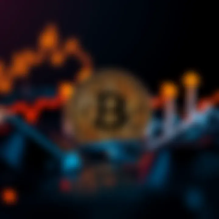 Bitcoin Resilience A visual representation of Bitcoin's enduring strength amidst market fluctuations, featuring the Bitcoin symbol with upward arrows in the background.
