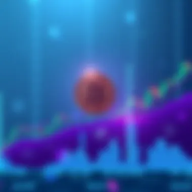 A chart showing Bitcoin's price breaking through resistance levels, indicating an upward trend