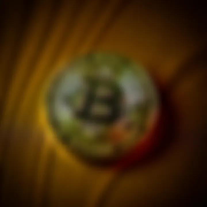 A vintage snapshot showcasing Bitcoin's second logo created by Satoshi Nakamoto in 2010, highlighting its unique design and historical significance.