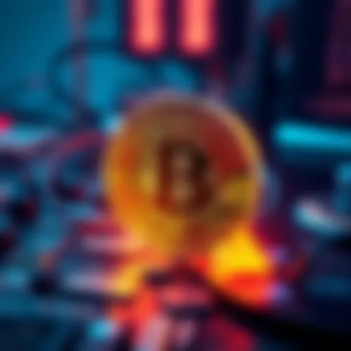 Illustration of a Bitcoin symbol with a warning sign representing the CVE-2024-52911 vulnerability