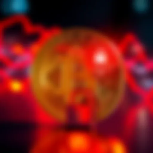 A confident Bitcoin logo with a secure lock icon, symbolizing the strength and reliability of Coldcard and Bitcoin's security.