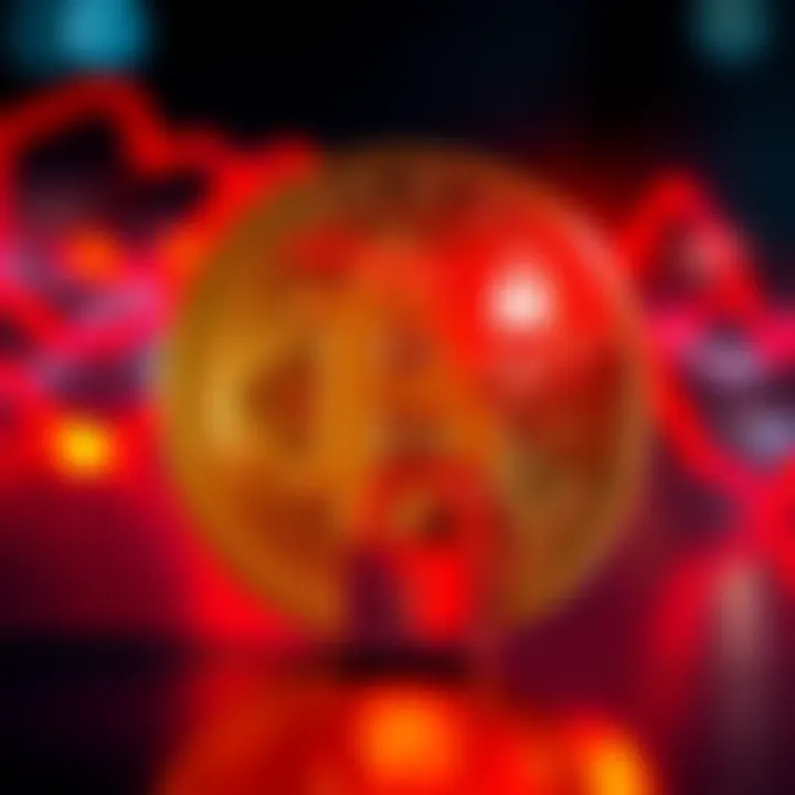 A confident Bitcoin logo with a secure lock icon, symbolizing the strength and reliability of Coldcard and Bitcoin's security.