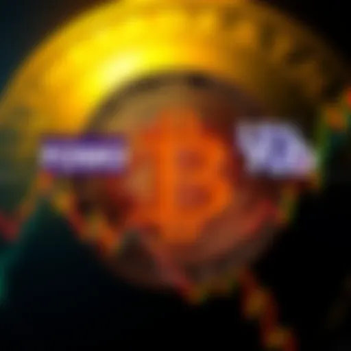 A visual representation of Bitcoin sentiment showing 20% FOMO and 15% FUD, with a majority indicating cautious optimism. The background features a Bitcoin symbol and trend lines.