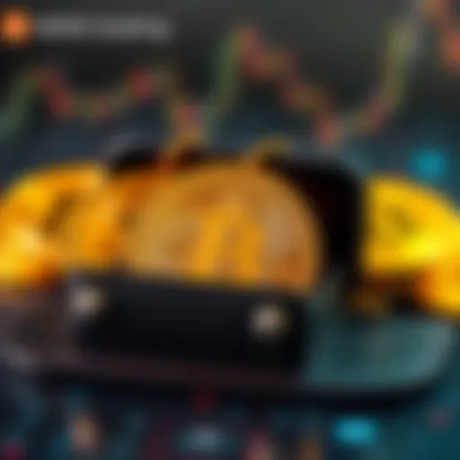 A graphic showing Bitcoin coins locked in a digital wallet, symbolizing native Bitcoin staking with no wrapped tokens or exchanges.