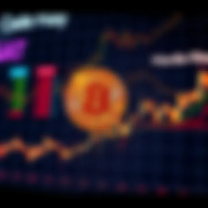 Visualization of decreasing Bitcoin supply on exchanges after a major purchase, showing a downward trend on a chart.