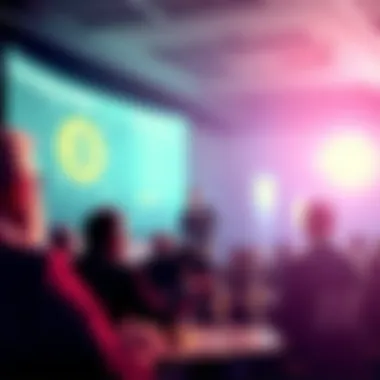 Peter Todd discussing the proposal to remove Bitcoin's supply cap at a conference