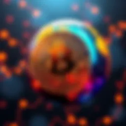 A Bitcoin symbol overlaying a globe, representing its global economic influence.