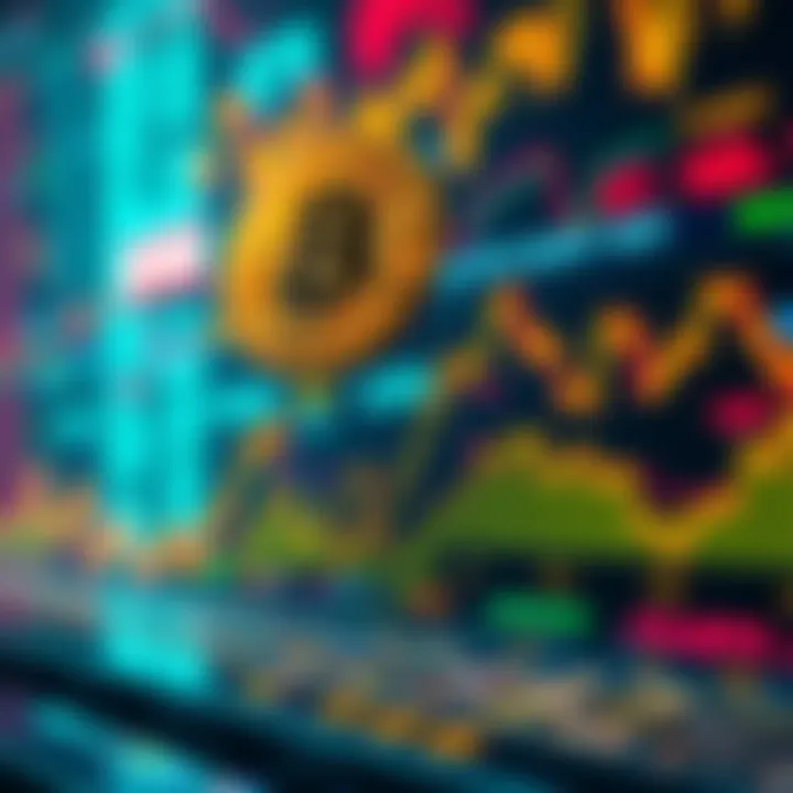 Graph showing Bitcoin's movement diverging from tech stocks with rising interest rates