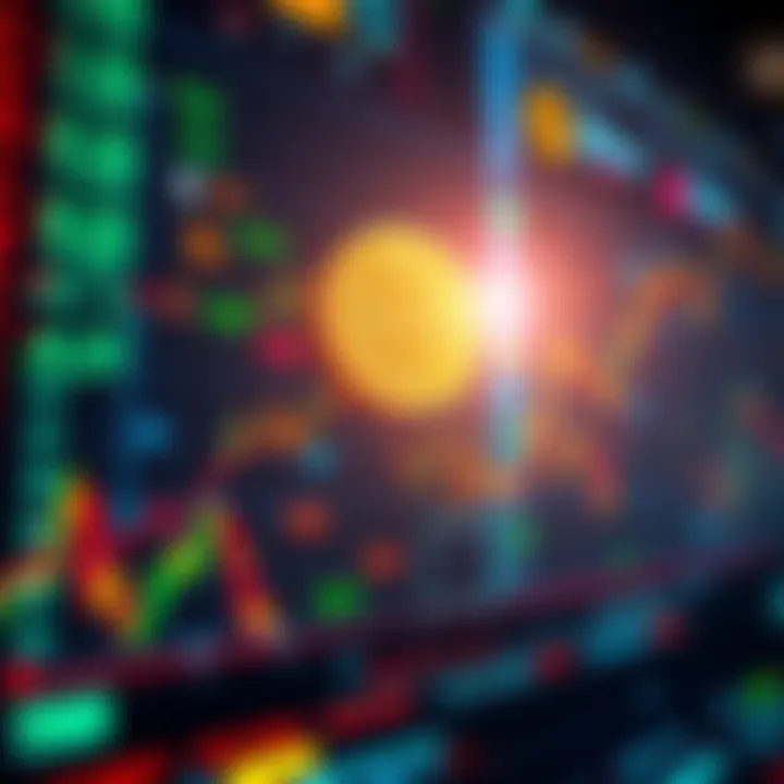 Graph showing Bitcoin price movements alongside big tech stock trends, indicating a connection between the two.