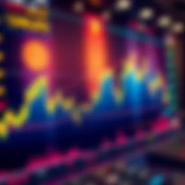 A graph showing Bitcoin price movements with highlighted discrepancies between predicted trends and actual prices, emphasizing unexpected price drops and spikes in the market.