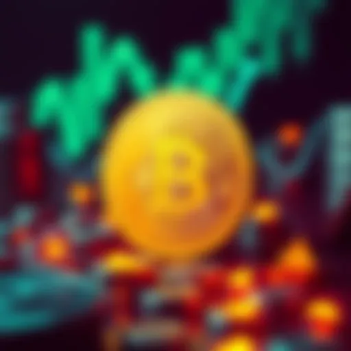 A visual representation of Bitcoin styled as a Tinder profile, featuring a heart icon and cryptocurrency symbols, highlighting its appeal to investors.