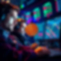 Traders monitor Bitcoin price charts with expressions of concern and anticipation, hinting at a potential market shift.