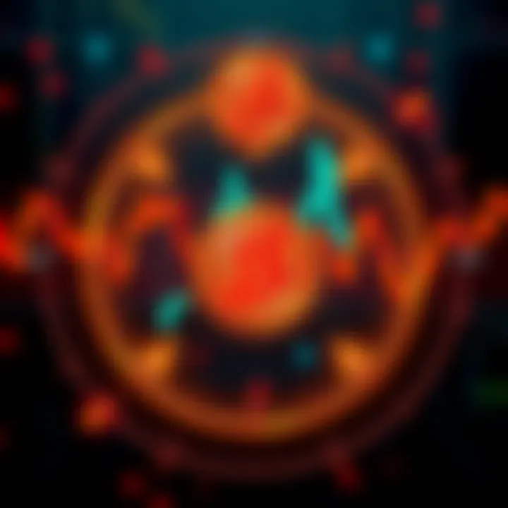 A graphic showing the Bitcoin trading cycle with arrows and market trends, illustrating the four-year pattern and trader sentiments.