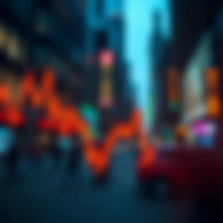 Bitcoin Trading Volume Drop A graph showing a significant drop in Bitcoin trading volume during the New York market opening.