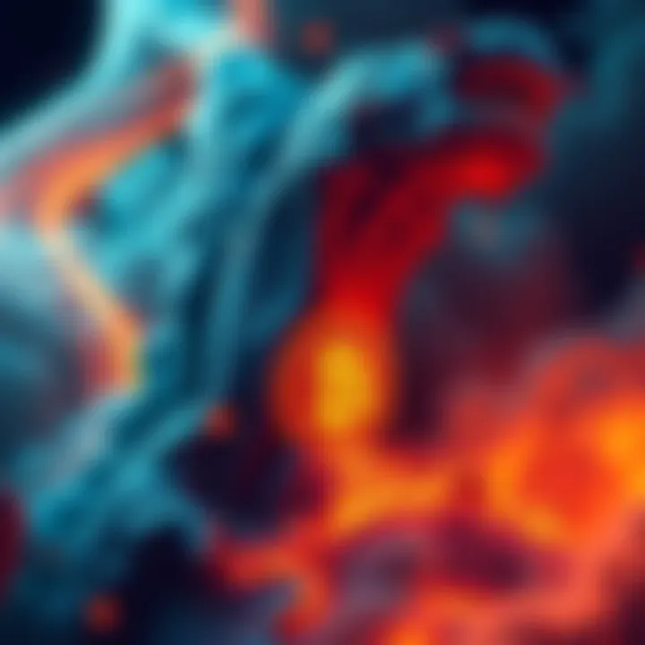 A visual representation of Bitcoin Unlimited’s Tailstorm showing blockchain technology and its effects on cryptocurrency.