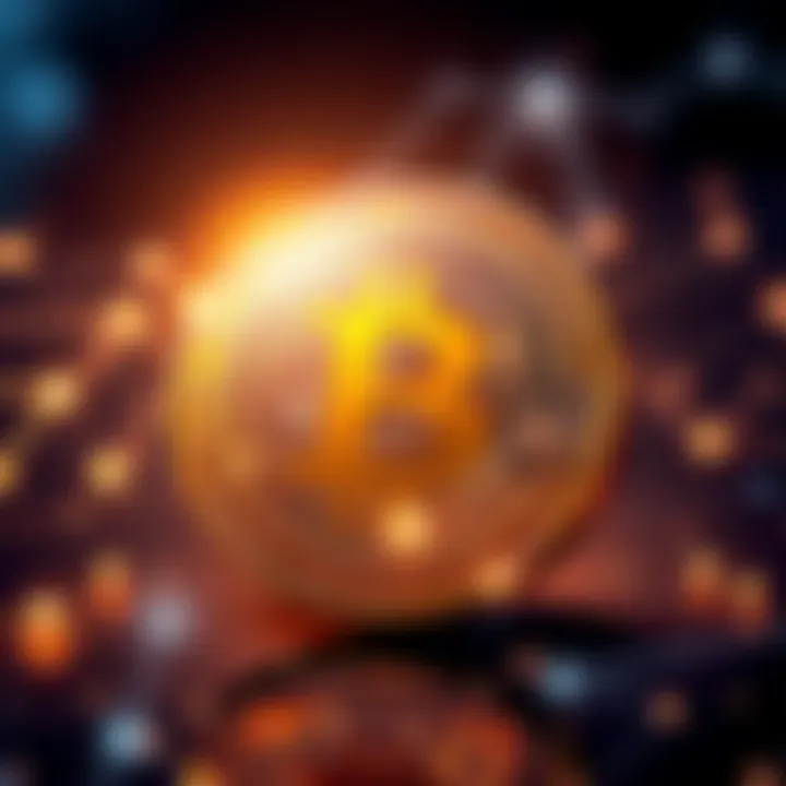 A digital representation of a Bitcoin symbol with a shield, illustrating the concept of quantum-resistant security advancements for cryptocurrencies.
