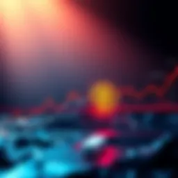 Bitcoin value drop Graph showing Bitcoin's decline with a downward trend line and significant loss markers