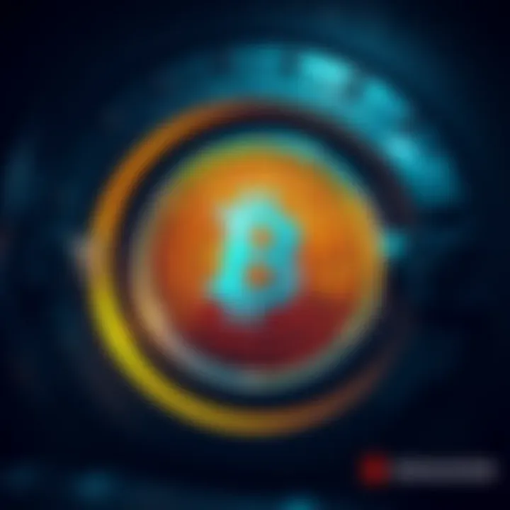 Illustration of a Bitcoin vault with a 2.5% APY mentioned, highlighting investment growth and financial security.