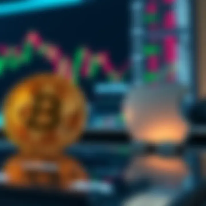 A visual showing Bitcoin logo alongside popular stock logos of Nvidia and Apple, illustrating the investment choices people face today.