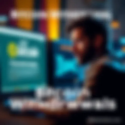 A frustrated person looking at a computer screen showing error messages related to Bitcoin withdrawals