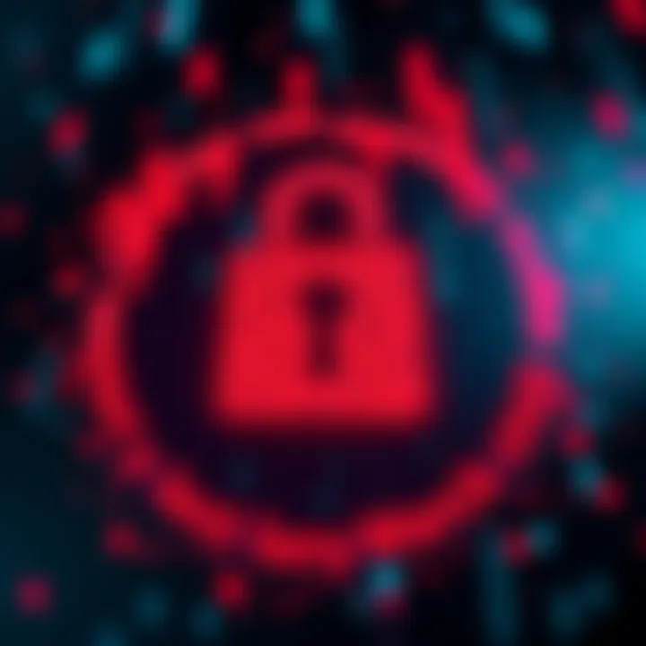 A warning notice about Bitfinex security issues with a padlock symbol and alert icon.