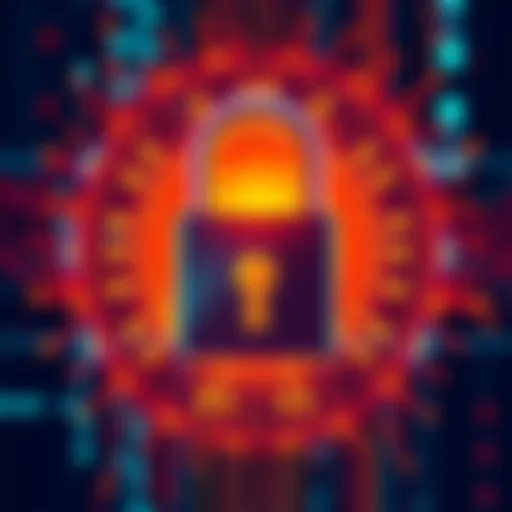 A visual representation of a lock being bypassed, symbolizing the BitLocker security breach and the YellowKey exploit.