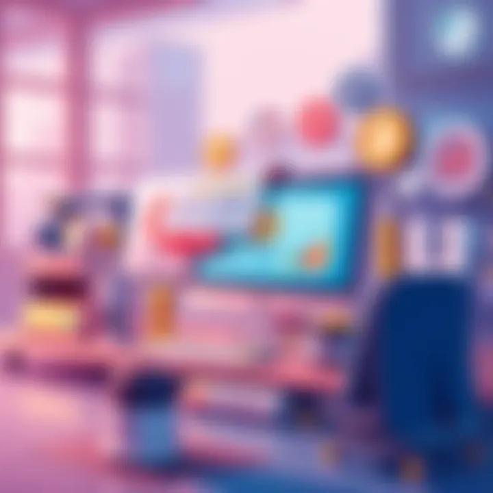 An illustration showing various tools for asset management available on the BitMart platform.