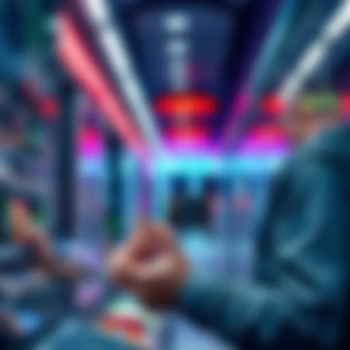 A person using the BitMart Card for a seamless payment at a store, showcasing the convenience of cashless transactions.