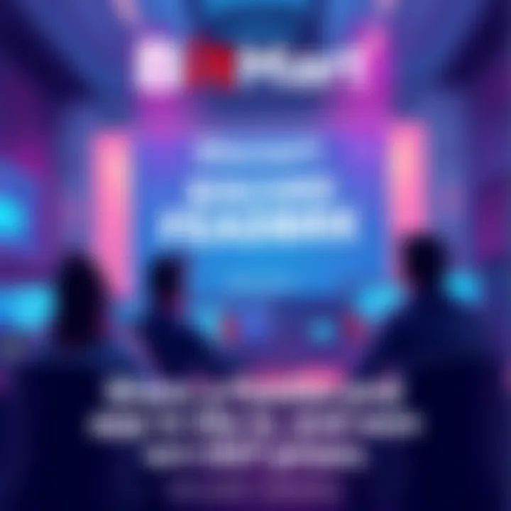 A graphic showing users providing feedback on the BitMart app in Discord, with text about winning USDT prizes