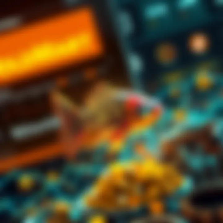 Graphic showing BitMart logo with Goldfish Gold trading announcement
