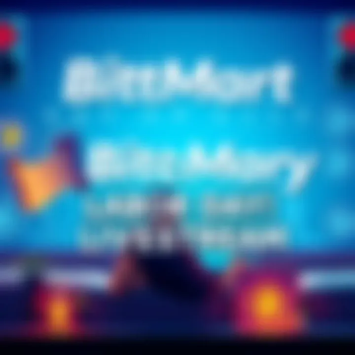 A promotional graphic for BitMart's Labor Day livestream, featuring crypto symbols and a person relaxing with a laptop