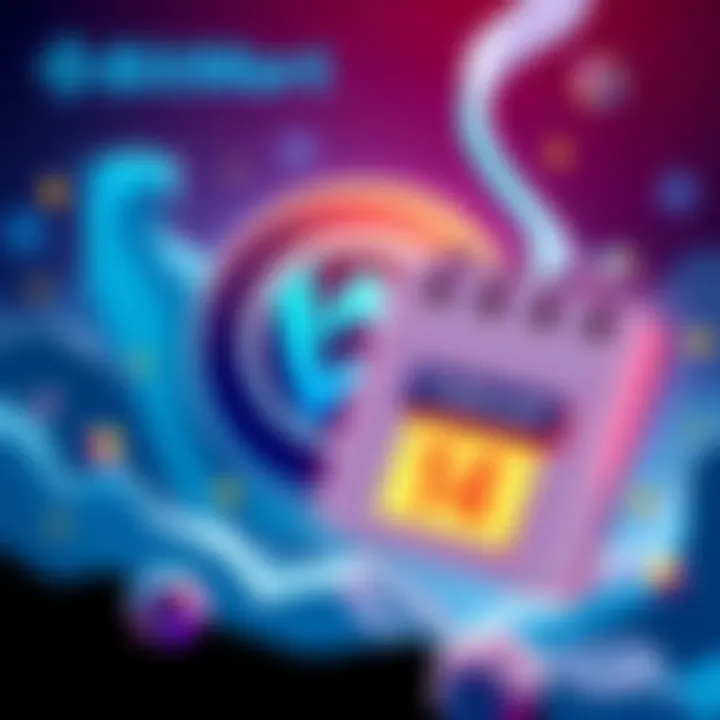 Illustration of BitMart logo with Warden Protocol logo and a calendar marking February 4