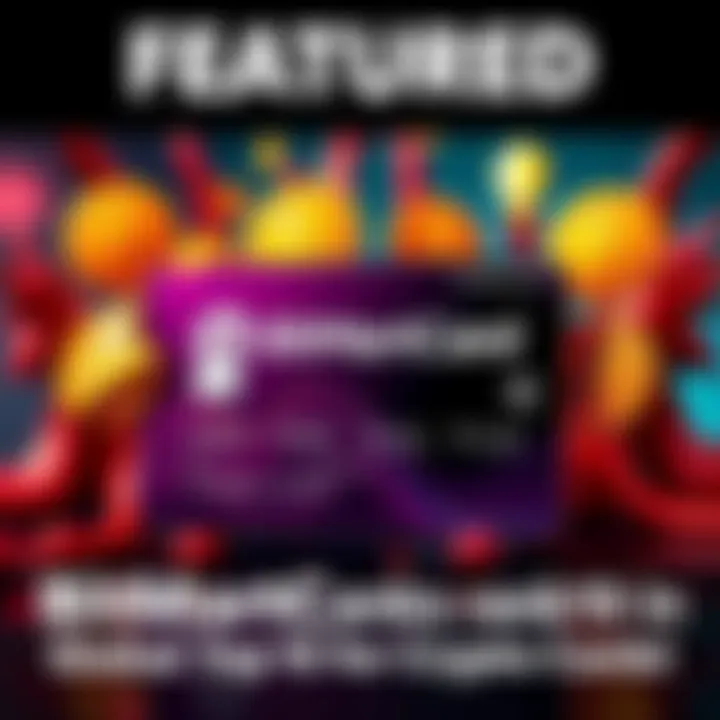 A BitMartCard displaying cryptocurrency logos, surrounded by symbols of cash back rewards