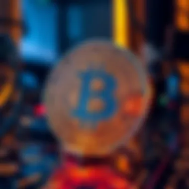 Graphic showing a Bitcoin symbol with a lock, representing KYC requirements for transactions