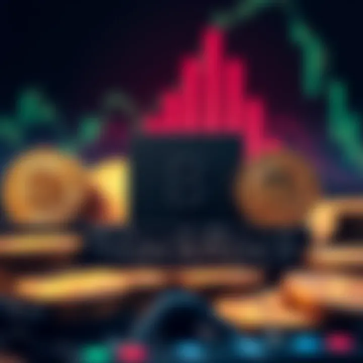 A graphic showing BlackRock's logo alongside Bitcoin symbols, representing their control over Bitcoin supply.