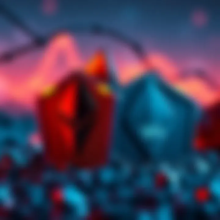 BlackRock and Coinbase logos overlaid with Ethereum symbol, representing 18% staking profits retention