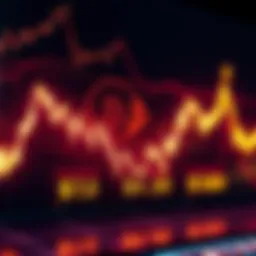 Graph showing a decline in cryptocurrency value with BlackRock's logo and representation of large dollar amounts being sold